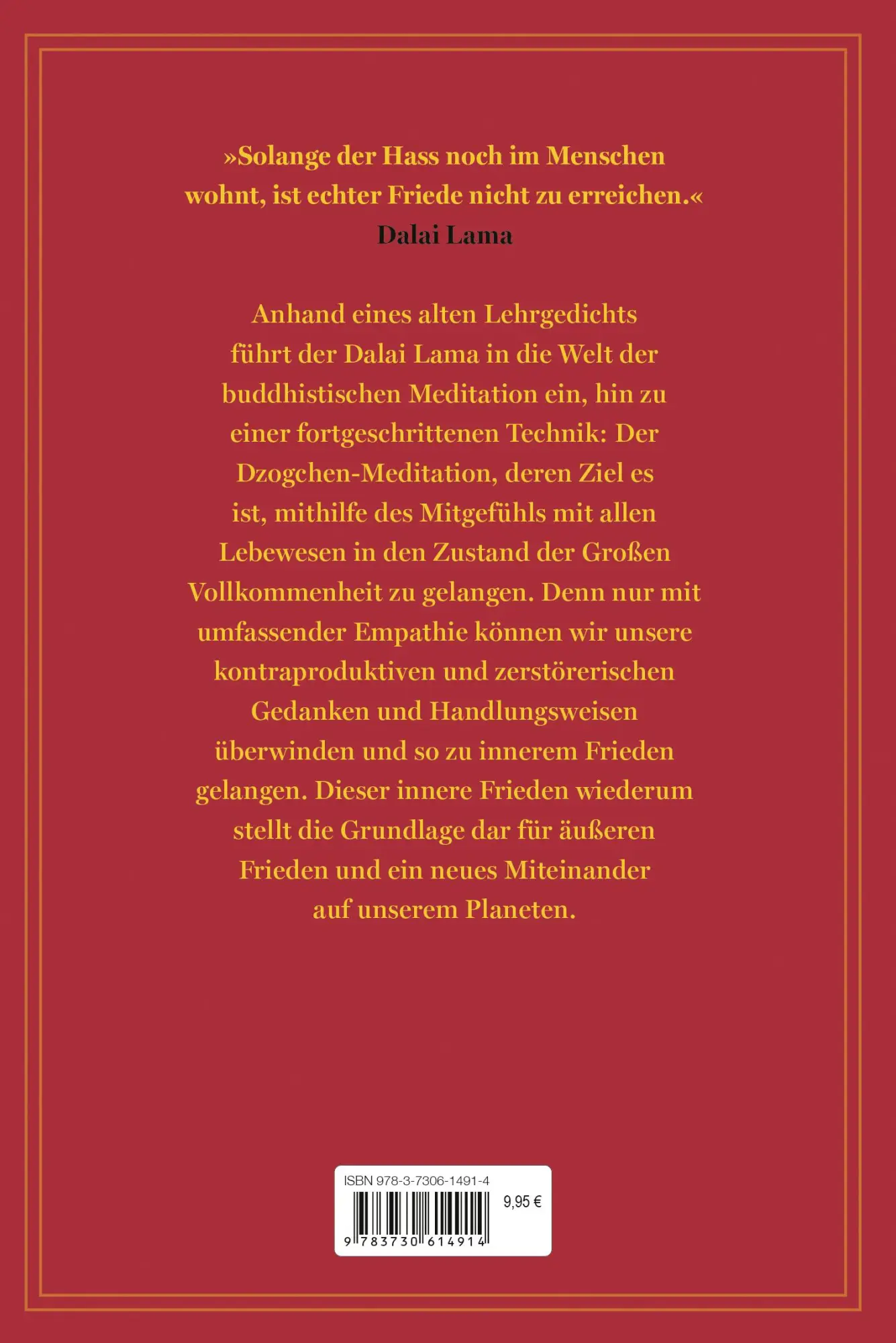 Bild: 9783730614914 | Die Dzogchen-Meditation. Empathie als Schlüssel zur Großen...