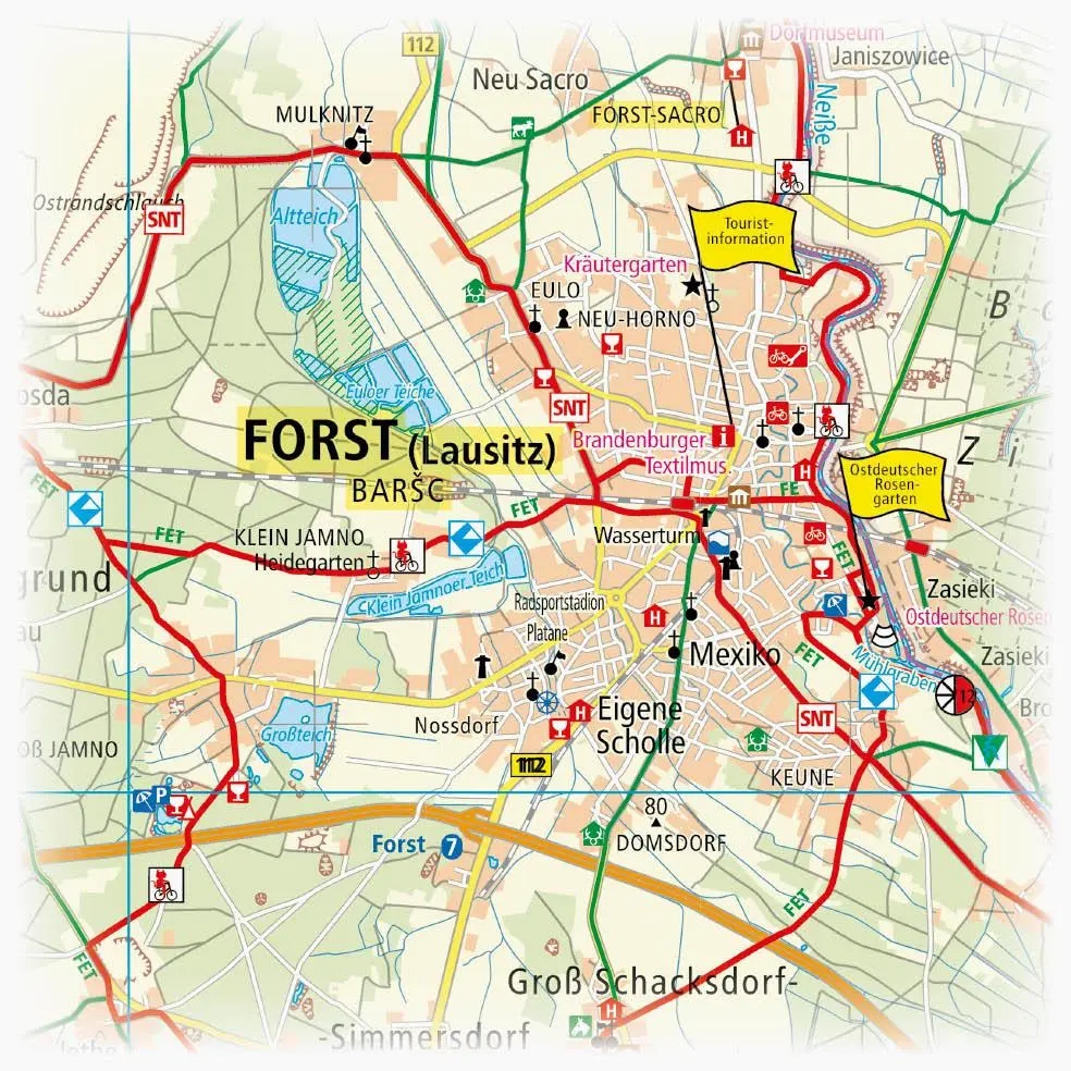 Bild: 9783747304914 | Spree - Neiße - Cottbus, Fürst-Pückler-Region 1:100 000 | (Land-)Karte