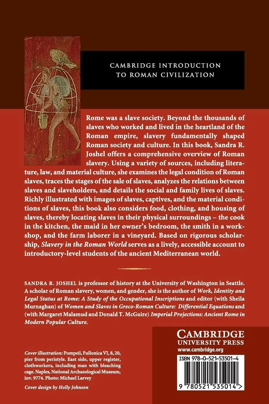 Rückseite: 9780521535014 | Slavery in the Roman World | Sandra R. Joshel | Taschenbuch | Englisch