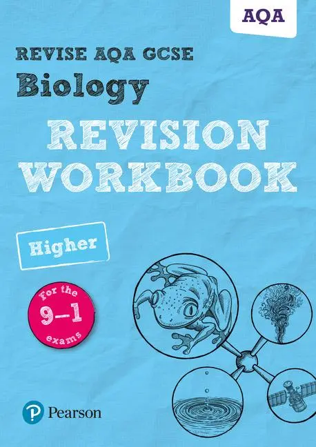 Cover: 9781292135014 | Pearson REVISE AQA GCSE Biology Higher Revision Workbook: for 2025,...