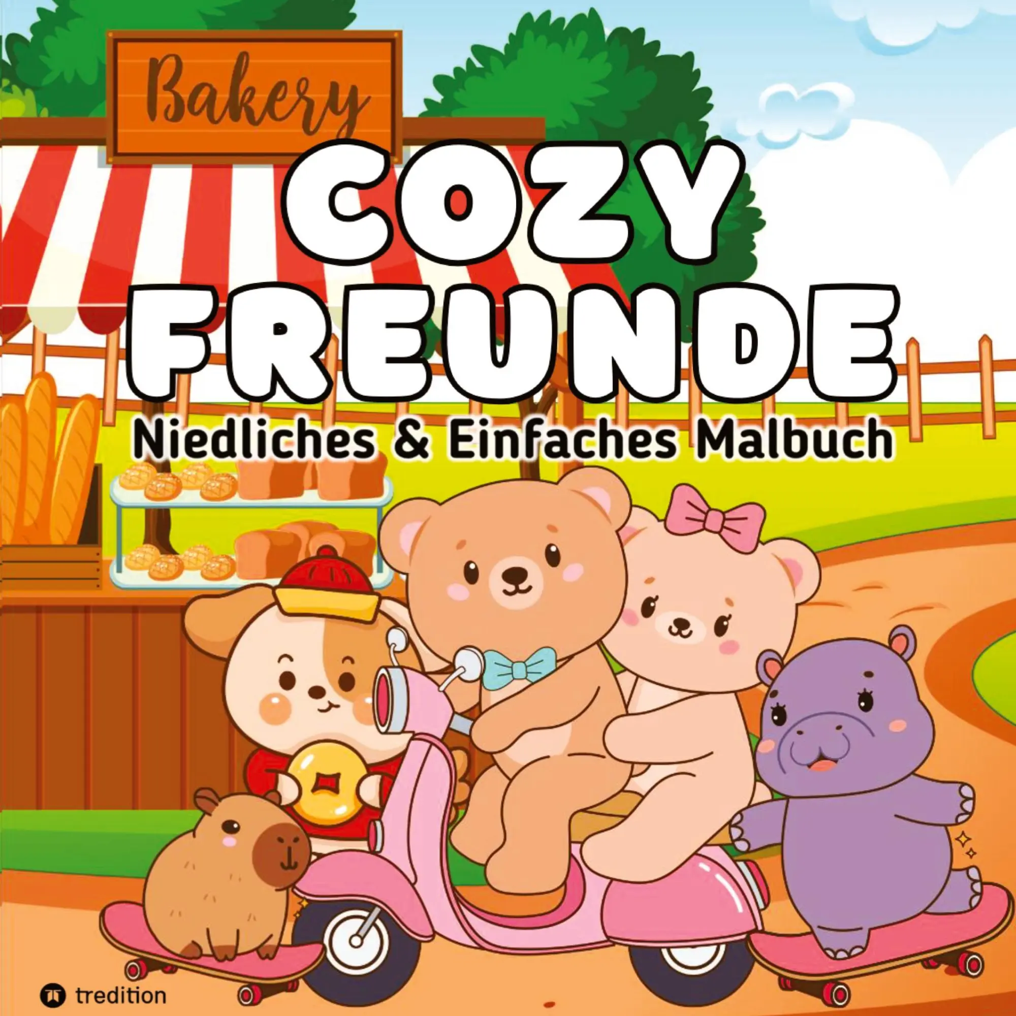 Cover: 9783384555014 | Cozy Malbuch Cozy Freunde - Süße Tiere Malbuch für Erwachsene | Meik