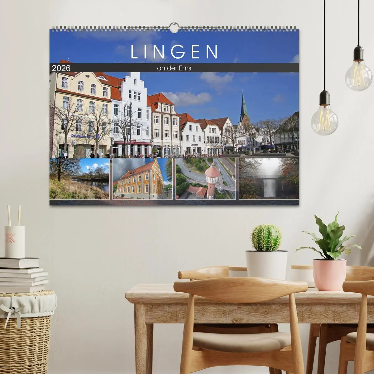 Bild: 9783516145014 | LINGEN an der Ems (Wandkalender 2026 DIN A2 quer), CALVENDO...