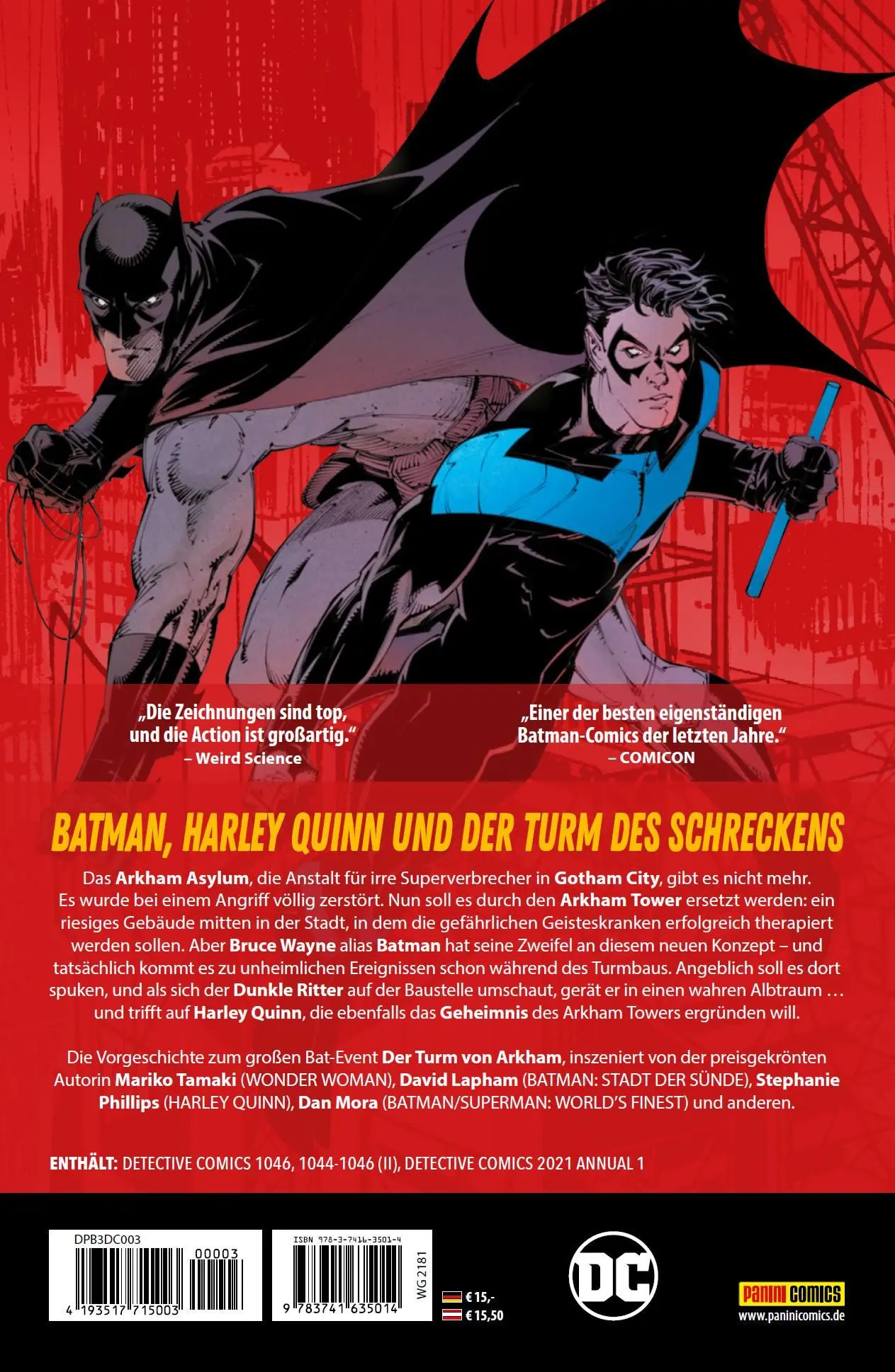 Rückseite: 9783741635014 | Batman - Detective Comics | Mariko Tamaki (u. a.) | Taschenbuch | 2023