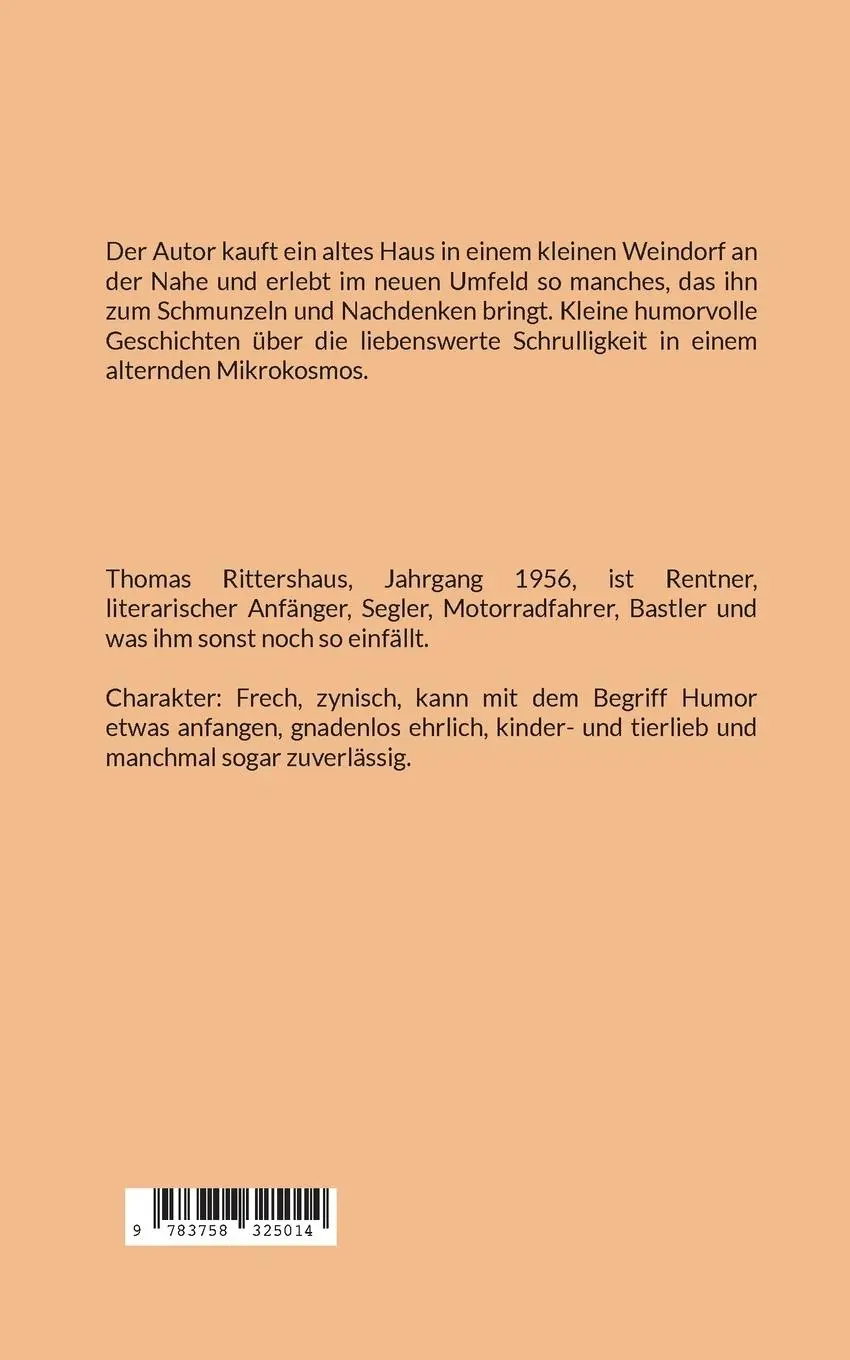 Rückseite: 9783758325014 | Naheliegend | Humorvolle Geschichten aus Monzingen | Rittershaus
