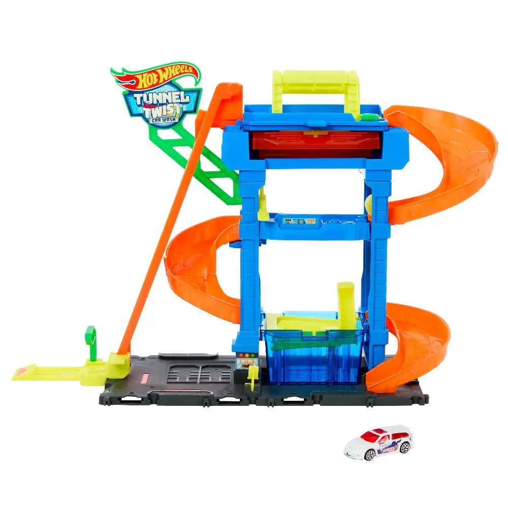 Bild: 194735195114 | Hot Wheels City ECL Tunnel Twist Car Wash | Fensterkarton | HTN80