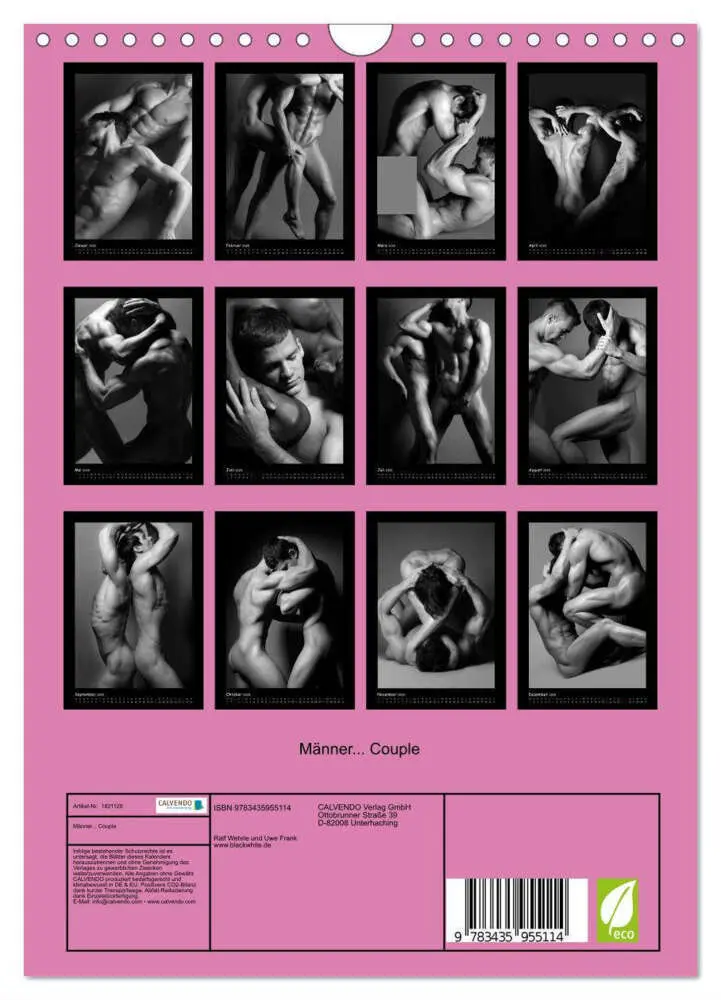 Bild: 9783435955114 | Männer... Couple (Wandkalender 2025 DIN A4 hoch), CALVENDO...