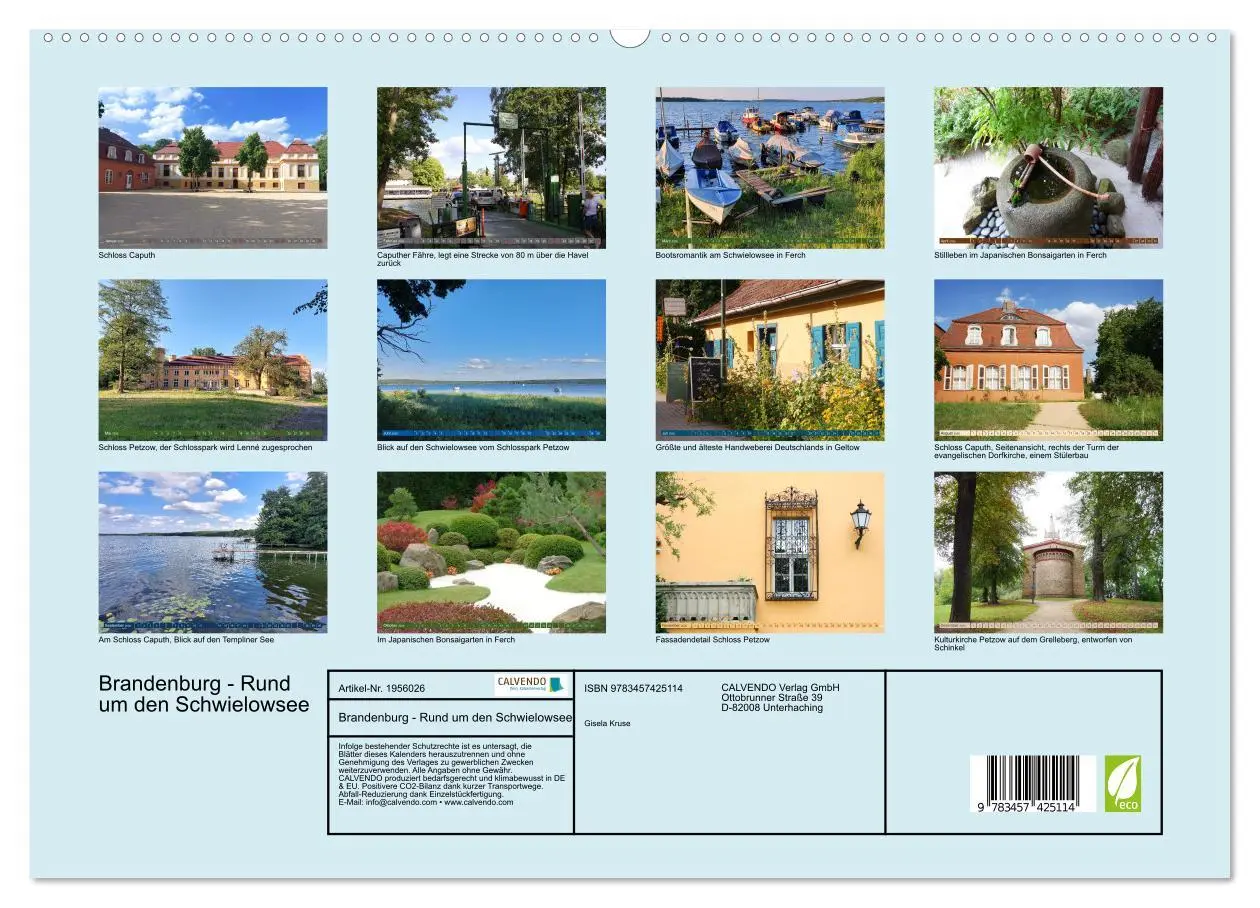 Bild: 9783457425114 | Brandenburg - Rund um den Schwielowsee (hochwertiger Premium...