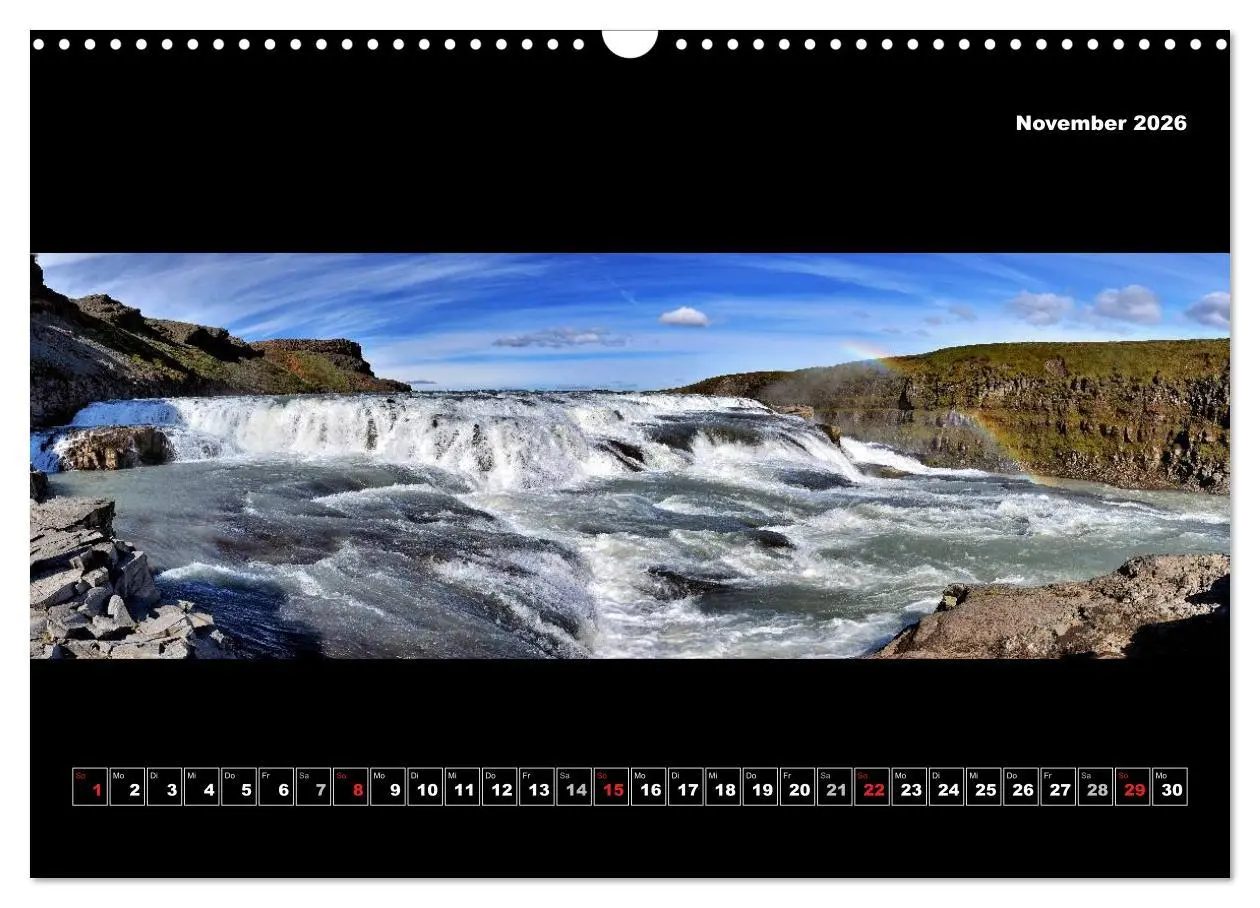 Bild: 9783516135114 | Island 2026 Landschaftspanoramen (Wandkalender 2026 DIN A3 quer),...