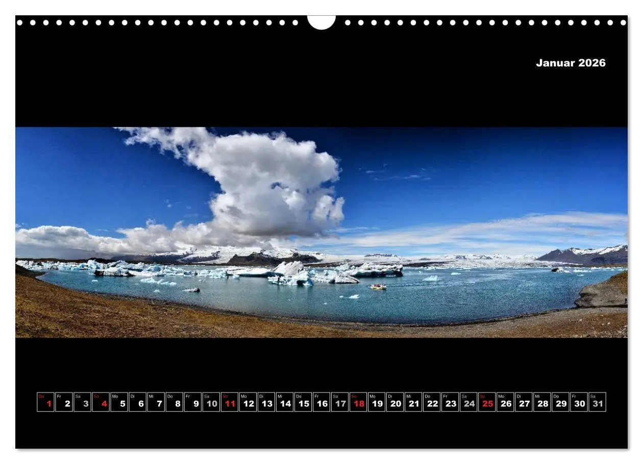 Bild: 9783516135114 | Island 2026 Landschaftspanoramen (Wandkalender 2026 DIN A3 quer),...