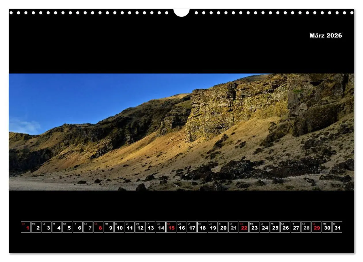 Bild: 9783516135114 | Island 2026 Landschaftspanoramen (Wandkalender 2026 DIN A3 quer),...