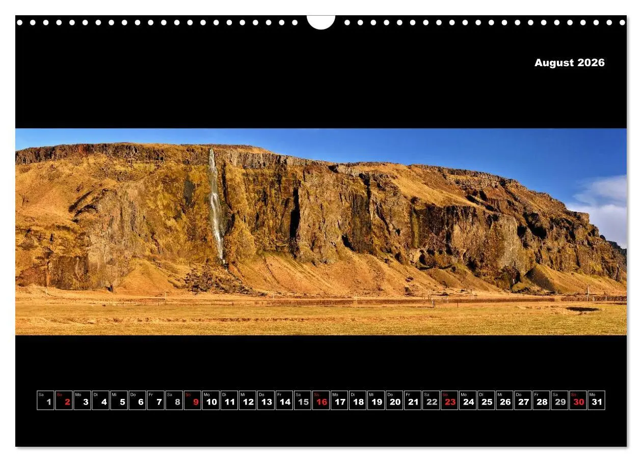 Bild: 9783516135114 | Island 2026 Landschaftspanoramen (Wandkalender 2026 DIN A3 quer),...