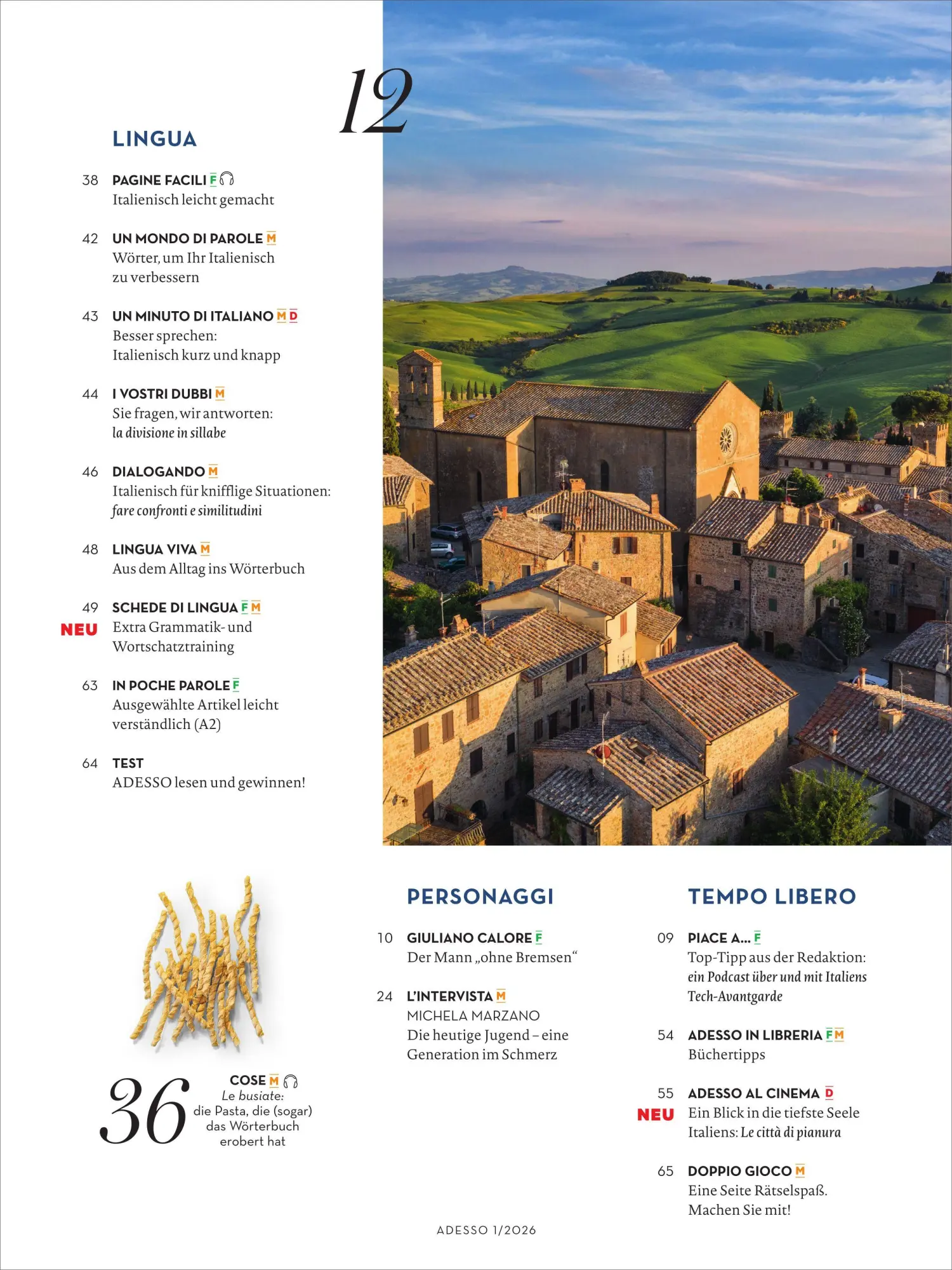 Bild: 9783689875114 | Adesso Magazin 2/26 | ZEIT SPRACHEN GmbH | Broschüre | 65 S. | Deutsch