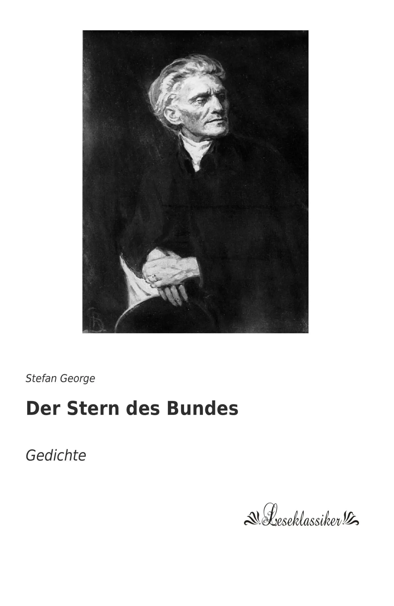 Cover: 9783955635114 | Der Stern des Bundes | Gedichte | Stefan George | Taschenbuch | 76 S.
