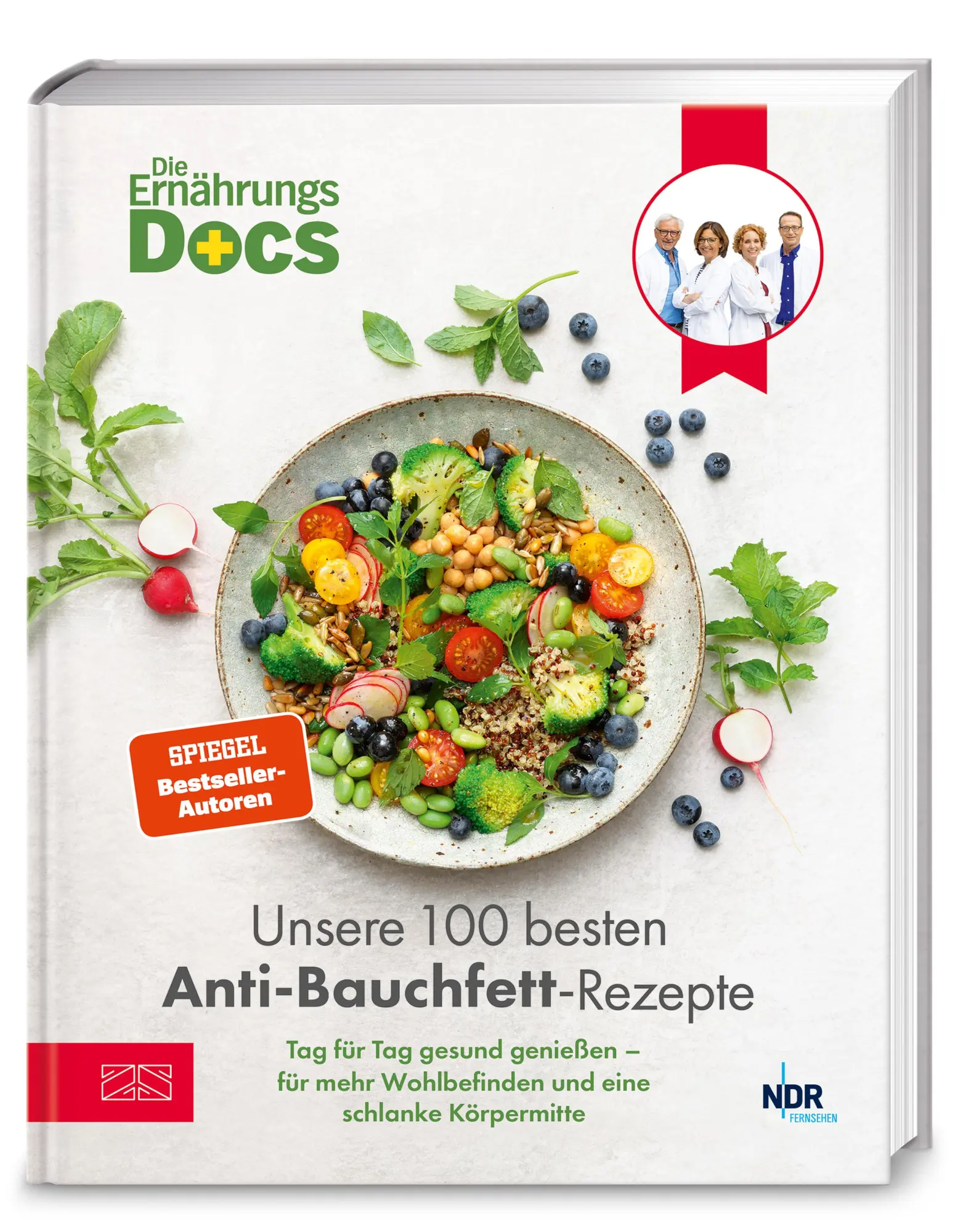 Cover: 9783965845114 | Die Ernährungs-Docs - Unsere 100 besten Anti-Bauchfett-Rezepte | Buch