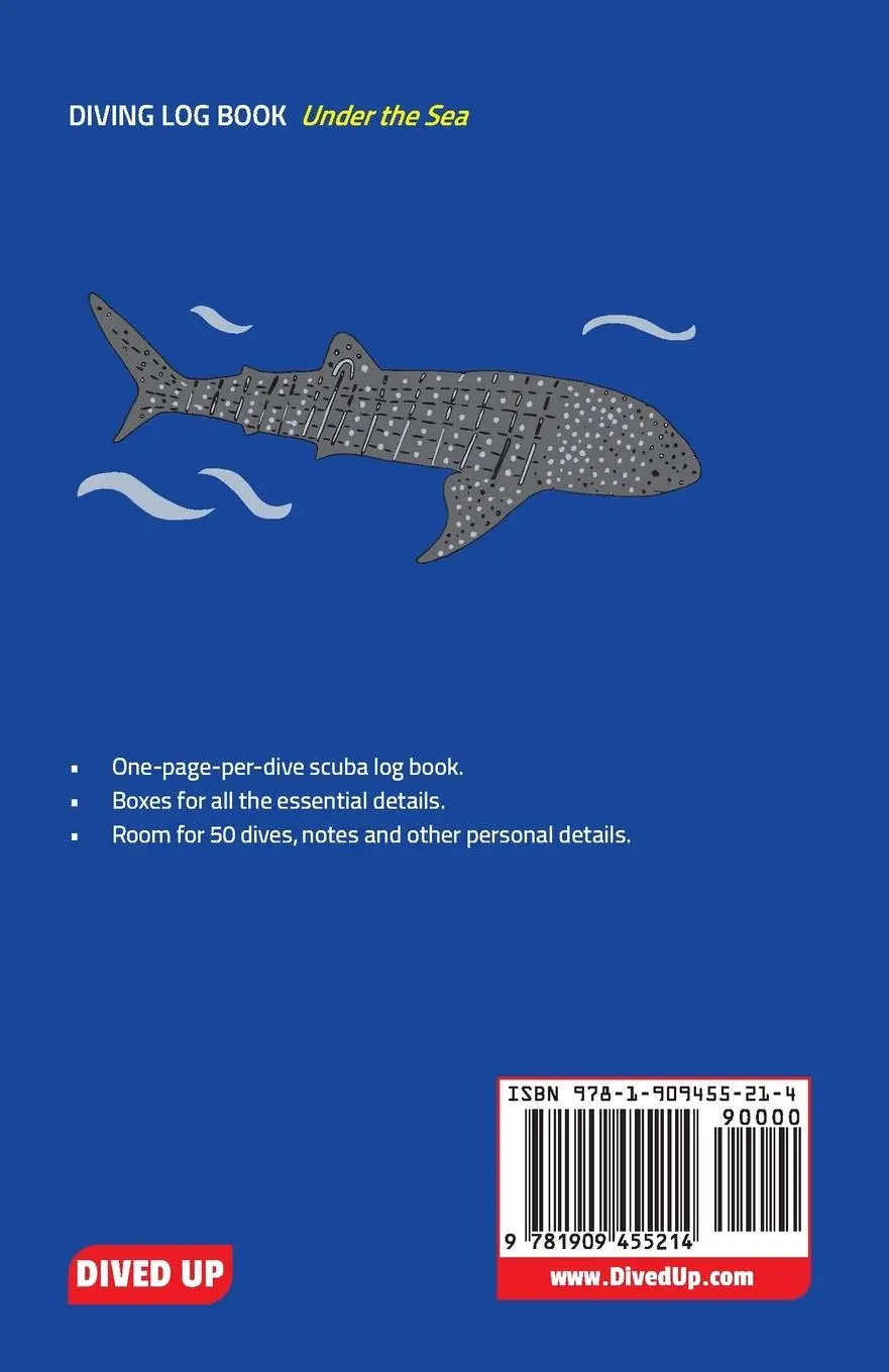 Rückseite: 9781909455214 | Diving Log Book | Under the Sea | Taschenbuch | Englisch | 2018