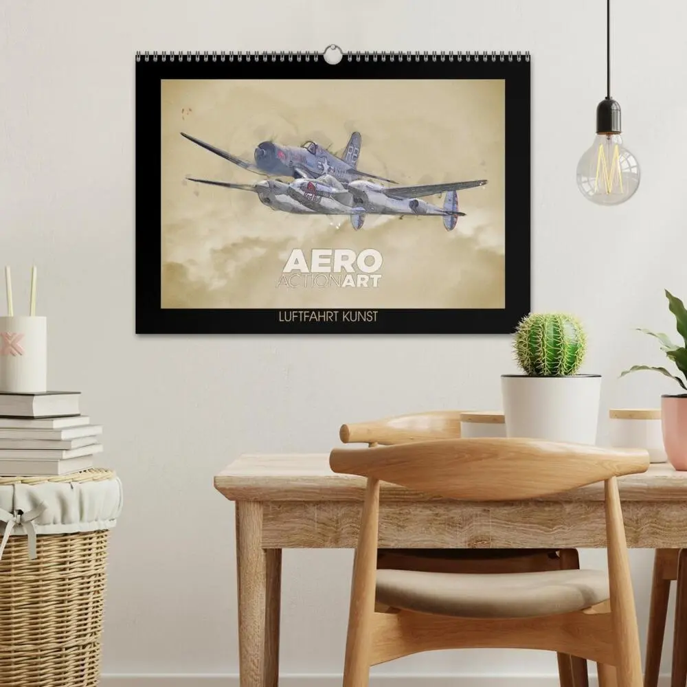 Bild: 9783435325214 | Aero Action Art - Luftfahrt Kunst (Wandkalender 2025 DIN A3 quer),...
