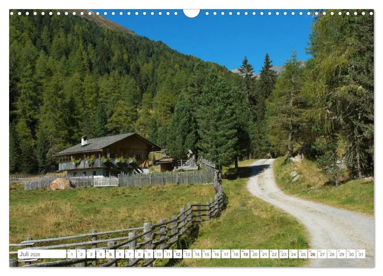 Bild: 9783457895214 | Typisch Südtirol (Wandkalender 2026 DIN A3 quer), CALVENDO...
