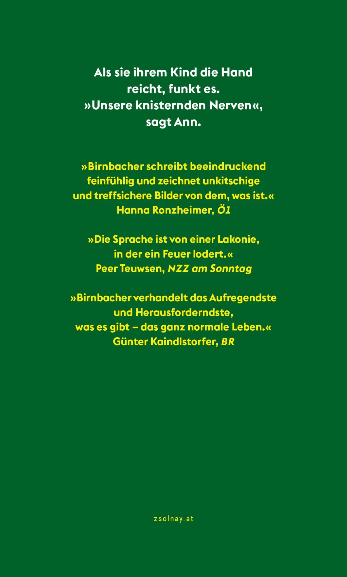 Bild: 9783552075214 | Sie wollen uns erzählen | Roman | Birgit Birnbacher | Buch | 224 S.
