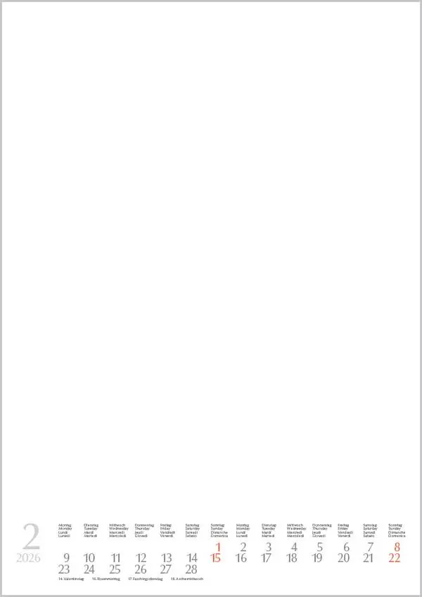 Bild: 9783731885214 | Foto-Malen-Basteln Bastelkalender A4 weiß 2026 | Verlag Korsch | 14 S.