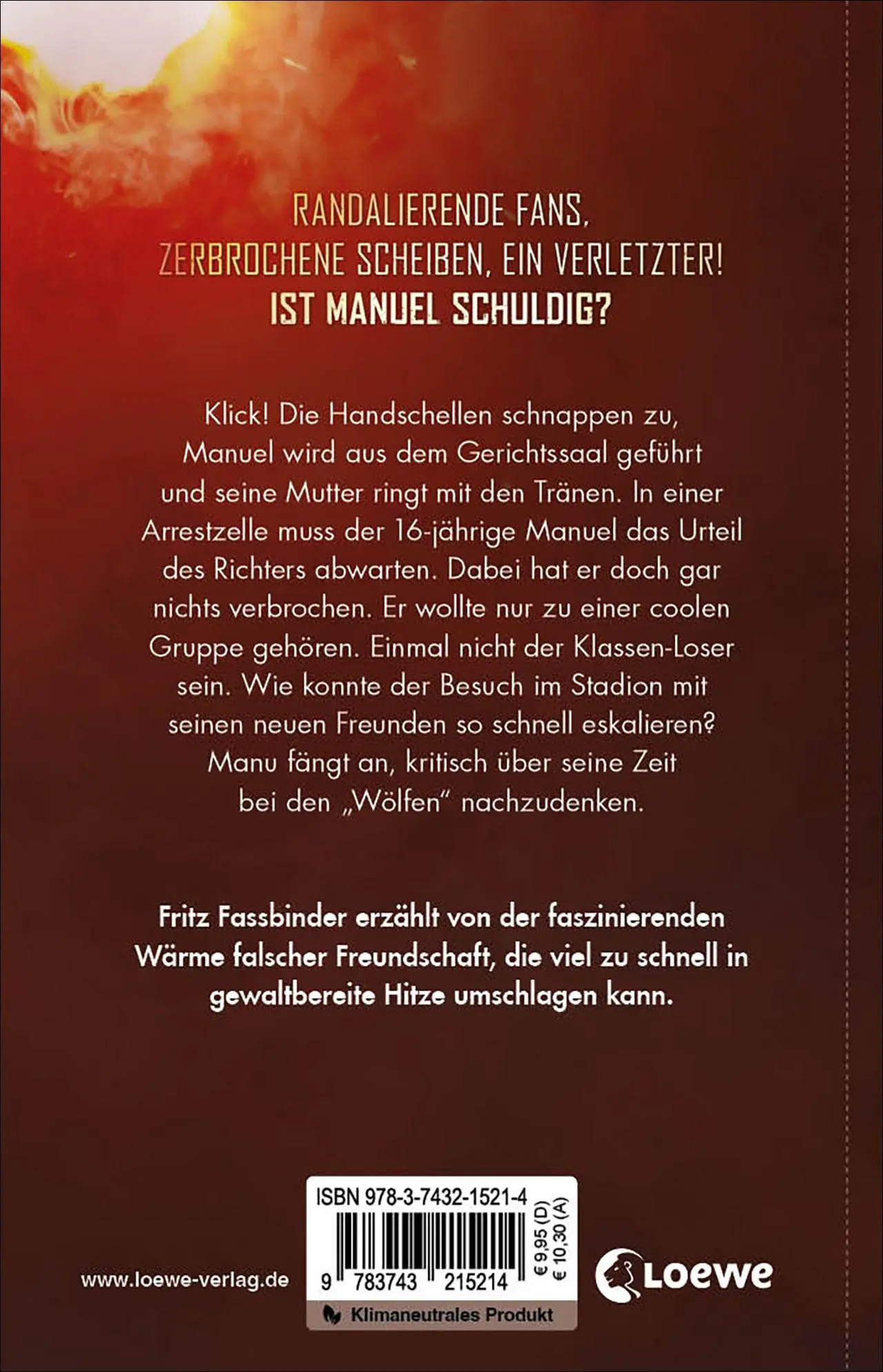 Rückseite: 9783743215214 | Die Wärme der Wölfe | Fritz Fassbinder | Taschenbuch | 160 S. | 2024