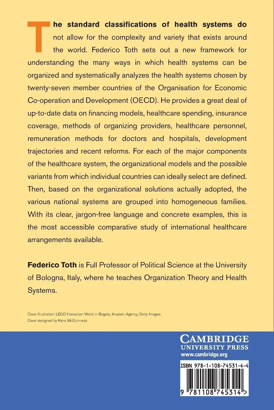 Rückseite: 9781108745314 | Comparative Health Systems | Federico Toth | Taschenbuch | Englisch