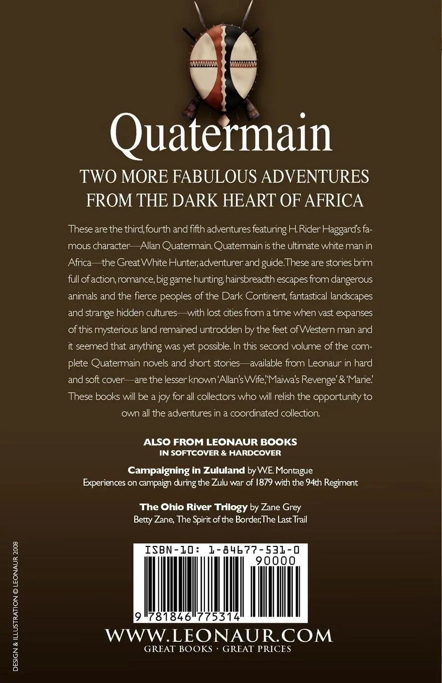 Rückseite: 9781846775314 | Quatermain | H. Rider Haggard | Taschenbuch | Kartoniert / Broschiert