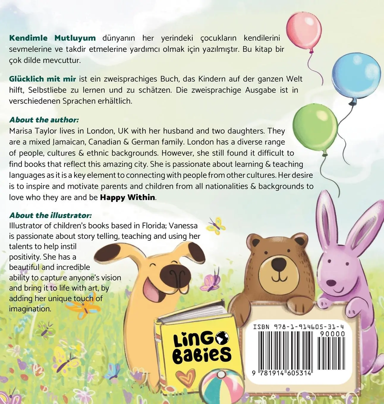 Rückseite: 9781914605314 | Kendimle Mutluyum/ Glücklich mit mir | Marisa J Taylor | Buch | 2023