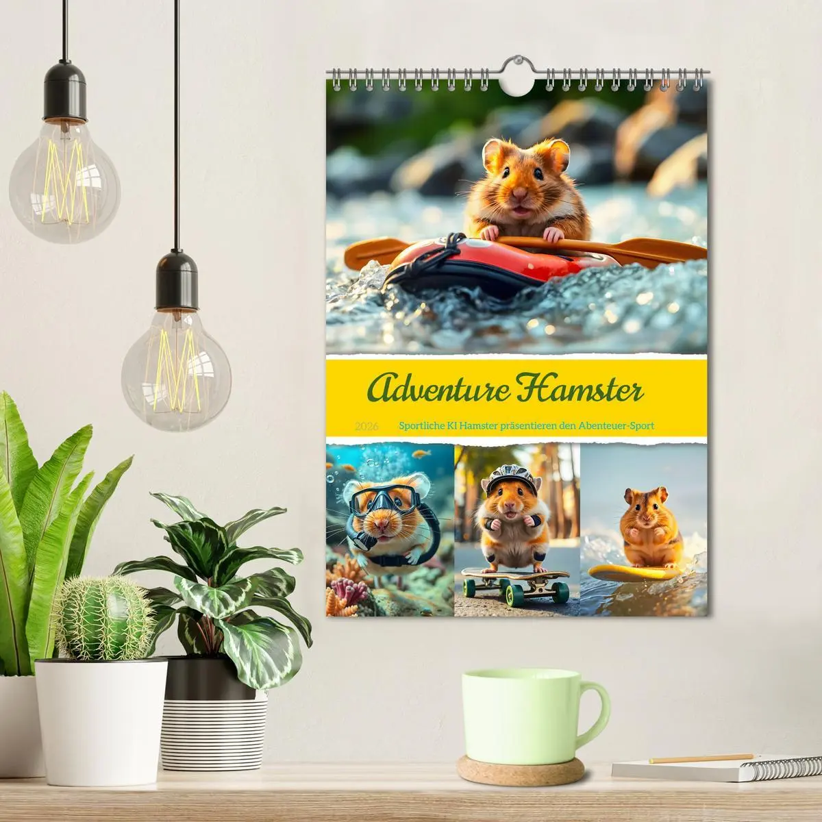 Bild: 9783457265314 | Adventure Hamster - Sportliche KI Hamster präsentieren den...