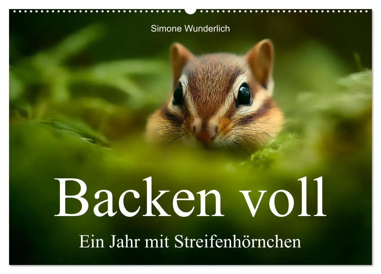 Cover: 9783516285314 | Backen voll - Ein Jahr mit Streifenhörnchen (Wandkalender 2026 DIN...