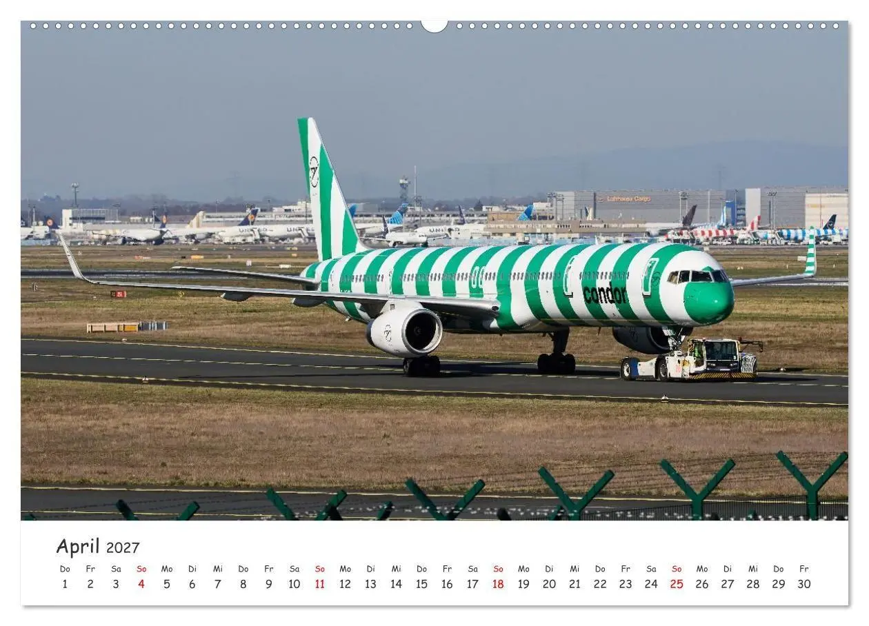 Bild: 9783516805314 | Frankfurt Airport - EDDF (Wandkalender 2027 DIN A2 quer), CALVENDO...