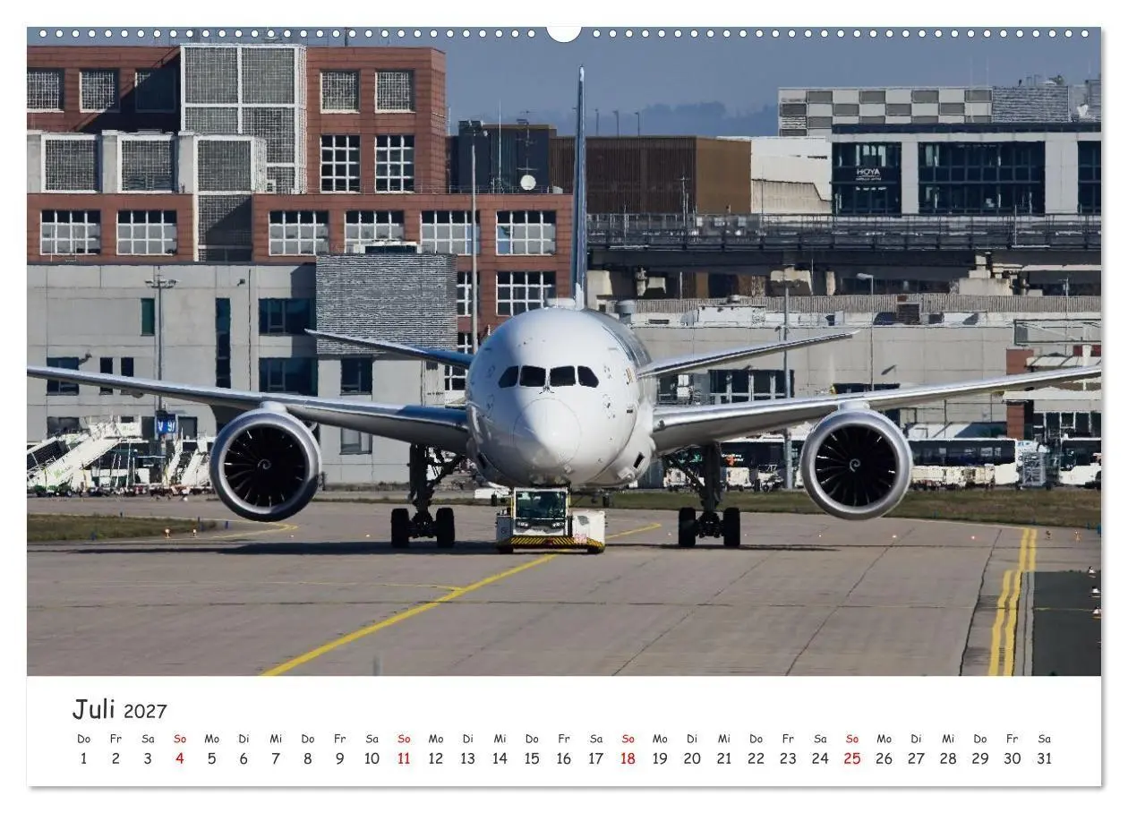 Bild: 9783516805314 | Frankfurt Airport - EDDF (Wandkalender 2027 DIN A2 quer), CALVENDO...