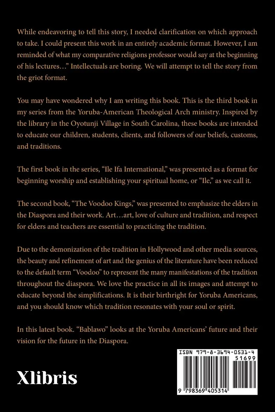 Rückseite: 9798369405314 | Babalawo | The Diamond Sutra | Ifakolade Olujoko Obafemi B. A. | Buch