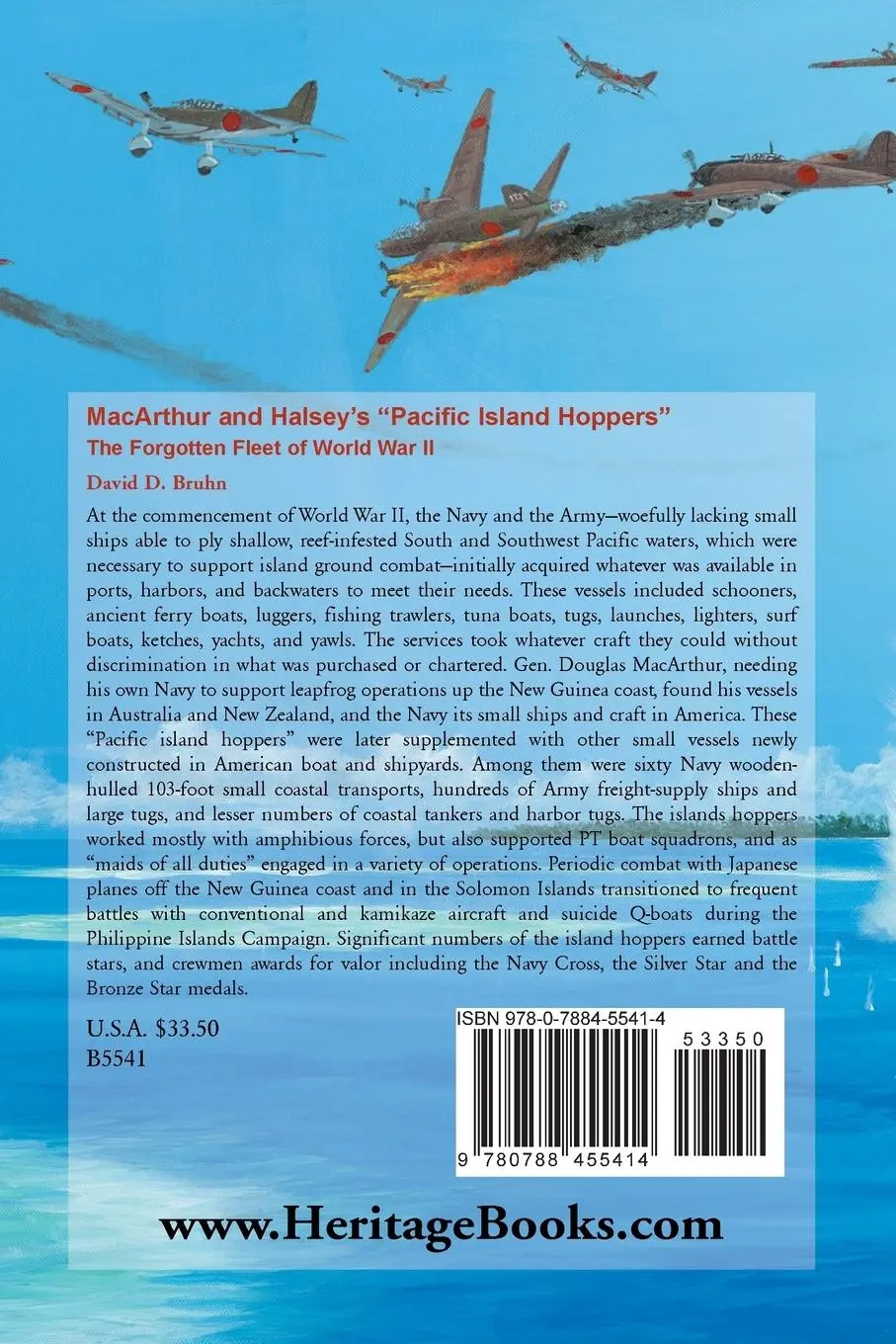 Rückseite: 9780788455414 | MacArthur and Halsey's "Pacific Island Hoppers" | David Bruhn | Buch
