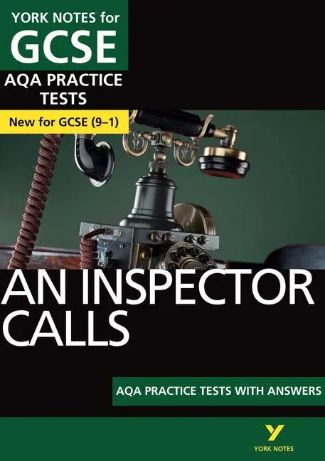 Cover: 9781292195414 | An Inspector Calls AQA Practice Tests with answers York Notes - for...