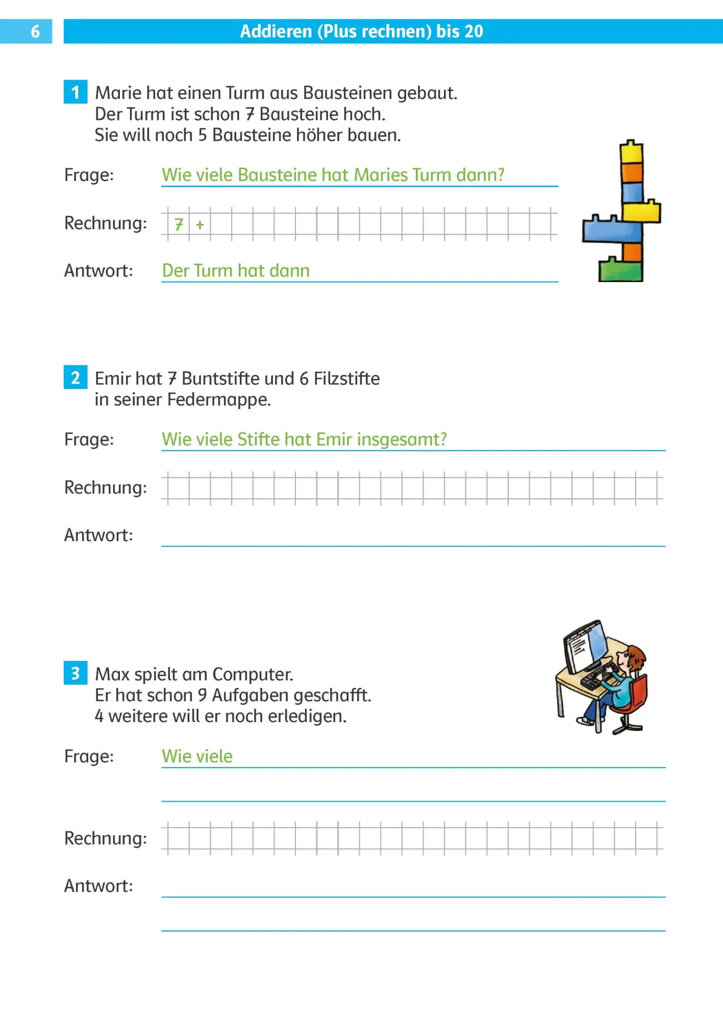 Bild: 9783129495414 | Die Mathe-Helden Rechengeschichten und Textaufgaben 2. Klasse....