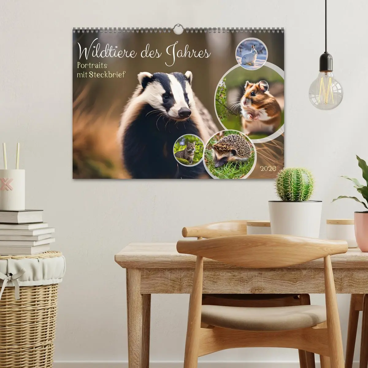 Bild: 9783457635414 | Wildtiere des Jahres (Wandkalender 2026 DIN A3 quer), CALVENDO...