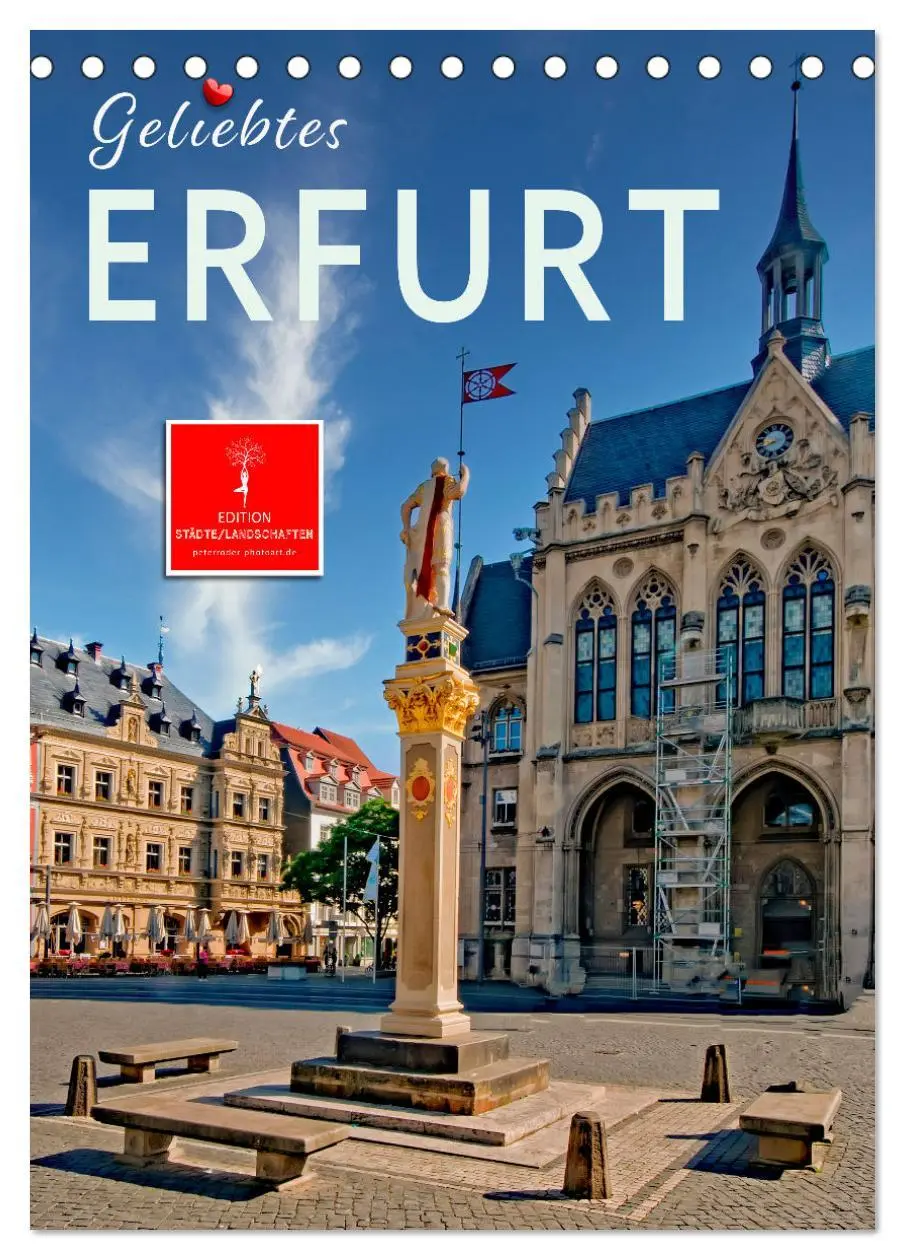 Cover: 9783516345414 | Geliebtes Erfurt (Tischkalender 2026 DIN A5 hoch), CALVENDO...
