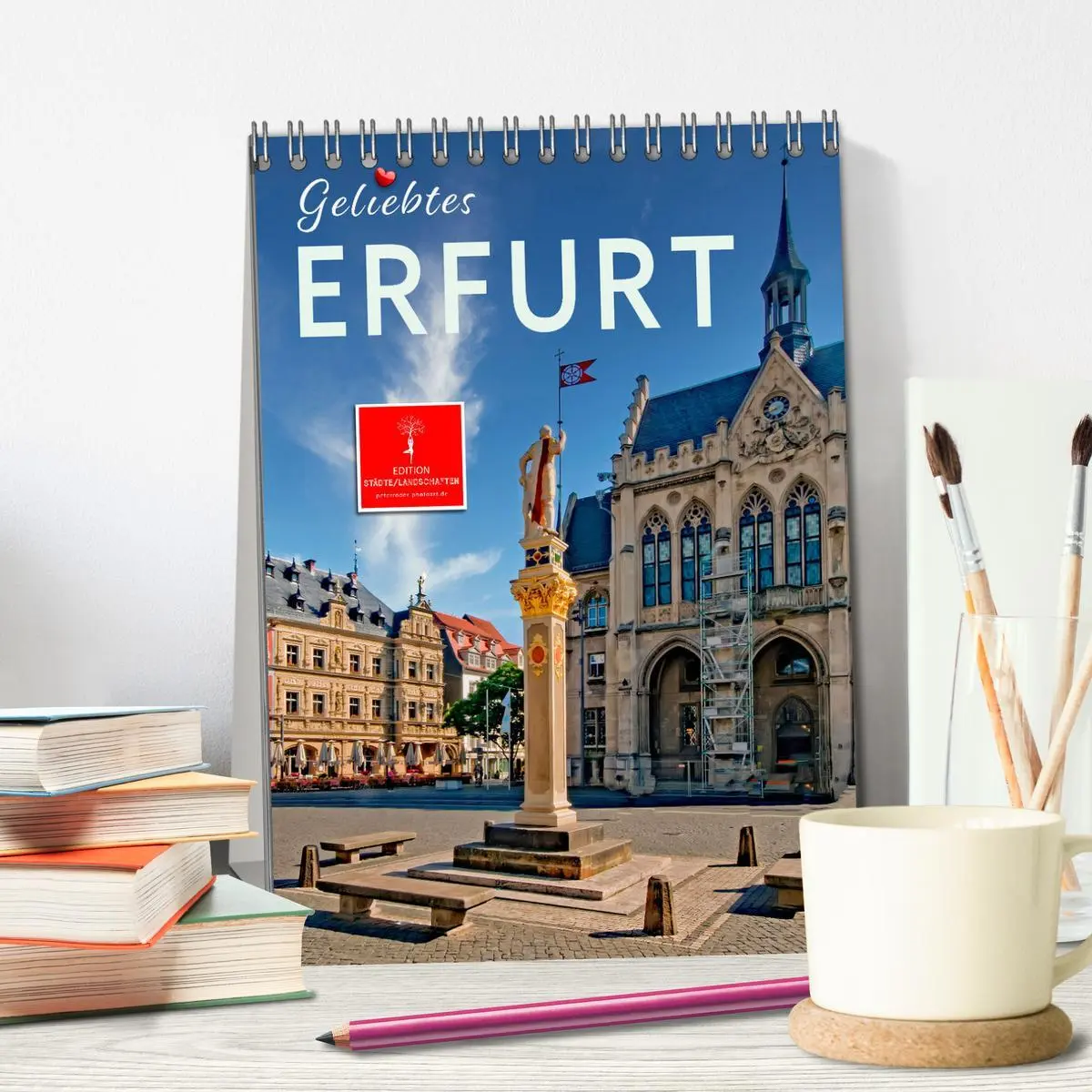 Bild: 9783516345414 | Geliebtes Erfurt (Tischkalender 2026 DIN A5 hoch), CALVENDO...