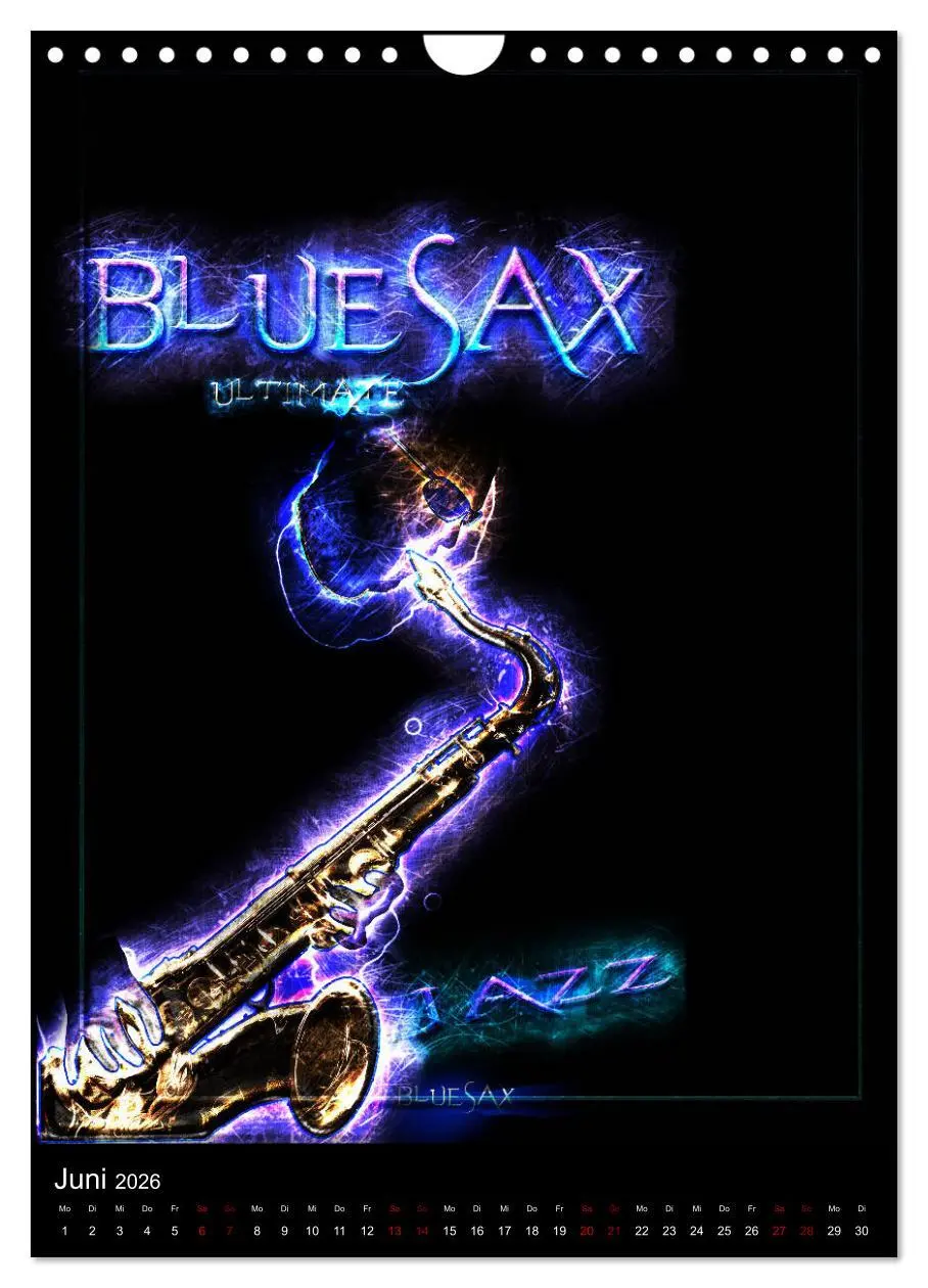 Bild: 9783516415414 | Jazz Ewig (Wandkalender 2026 DIN A4 hoch), CALVENDO Monatskalender