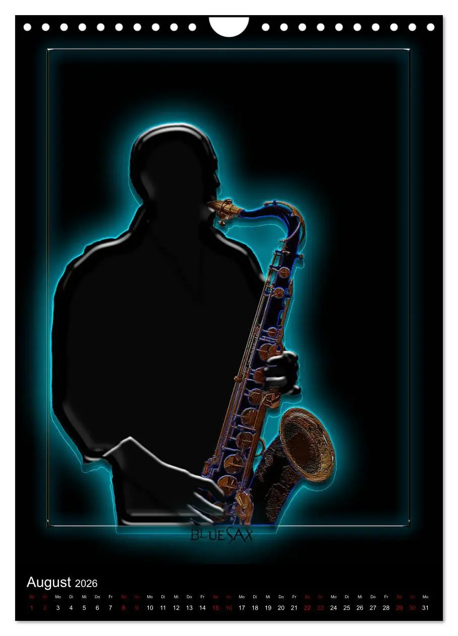 Bild: 9783516415414 | Jazz Ewig (Wandkalender 2026 DIN A4 hoch), CALVENDO Monatskalender