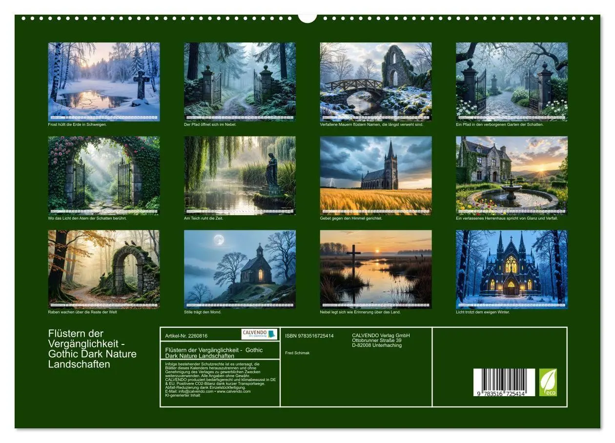 Bild: 9783516725414 | Flüstern der Vergänglichkeit - Gothic Dark Nature Landschaften...