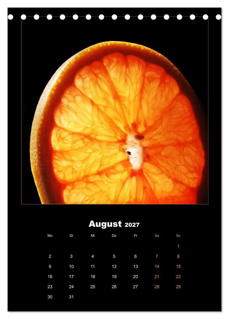 Bild: 9783569505414 | Vegan Food Kalender - Obst und Gemüse auf Schwarz (Tischkalender...