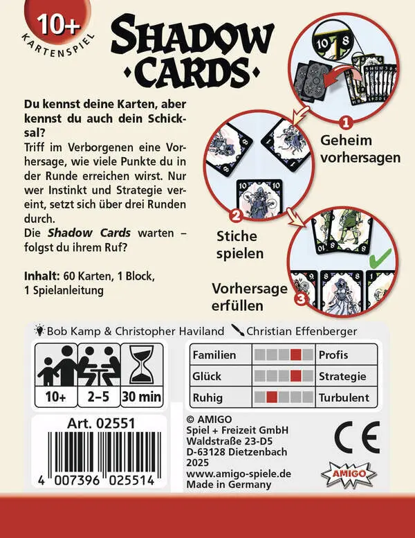 Bild: 4007396025514 | Shadow Cards | Spiel | Karton | 02551 | Deutsch | 2025