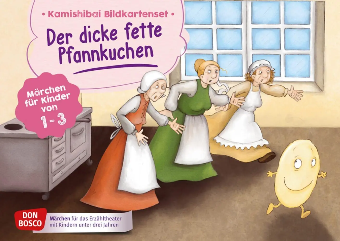 Cover: 4260179515514 | Der dicke fette Pfannkuchen. Kamishibai Bildkartenset. | Bohnstedt