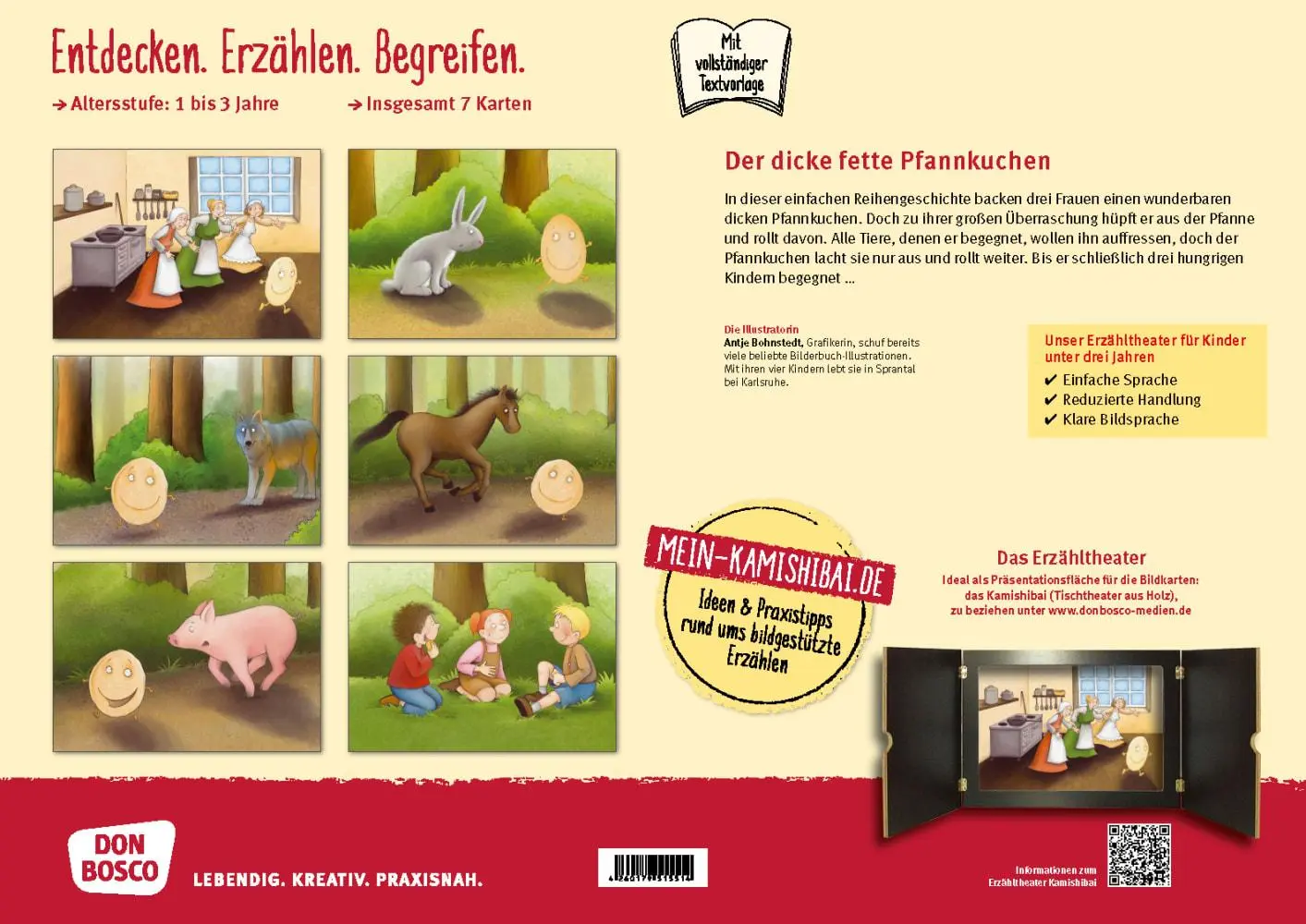 Bild: 4260179515514 | Der dicke fette Pfannkuchen. Kamishibai Bildkartenset. | Bohnstedt