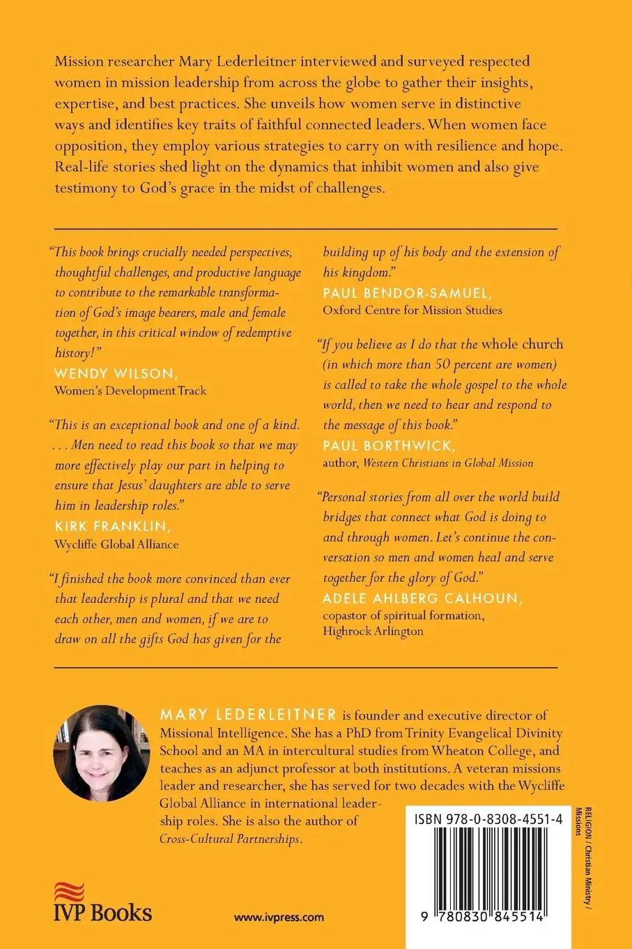 Rückseite: 9780830845514 | Women in God's Mission | Accepting the Invitation to Serve and Lead