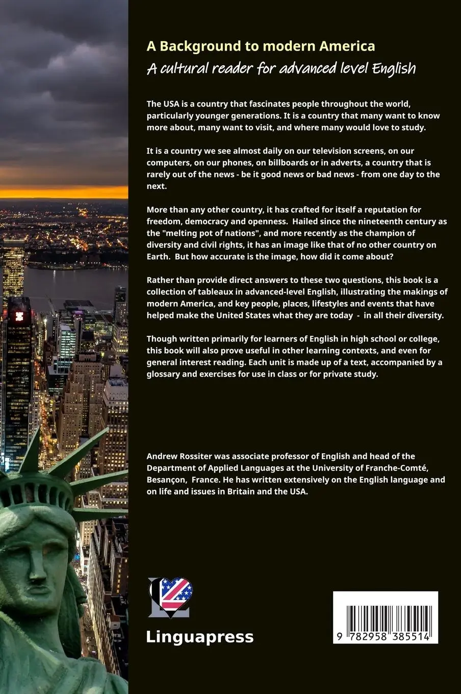 Rückseite: 9782958385514 | A Background to Modern America | Andrew Rossiter | Buch | Englisch