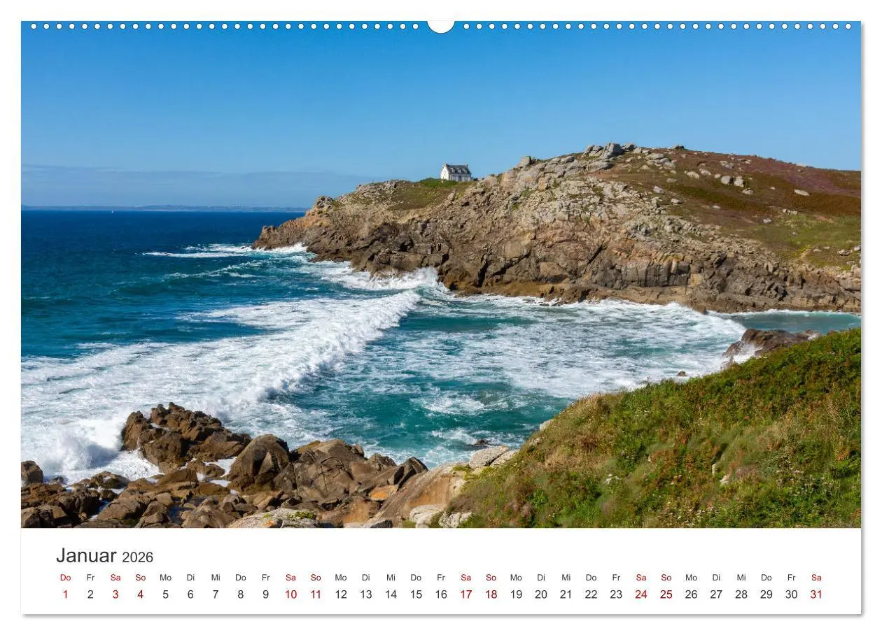 Bild: 9783457485514 | Die Bretagne - Traumpfade (Wandkalender 2026 DIN A2 quer), CALVENDO...