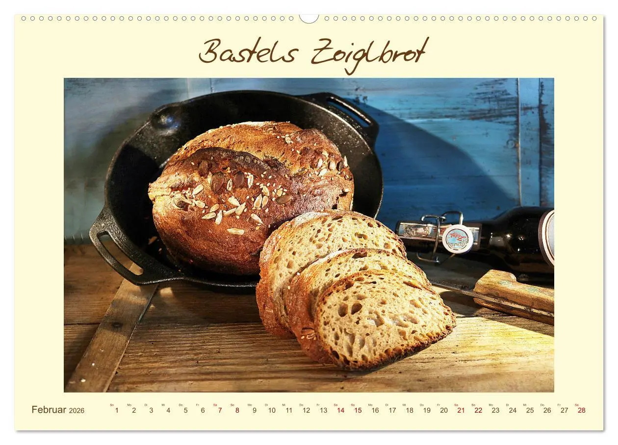 Bild: 9783457795514 | Mein liebstes Brot (Wandkalender 2026 DIN A2 quer), CALVENDO...