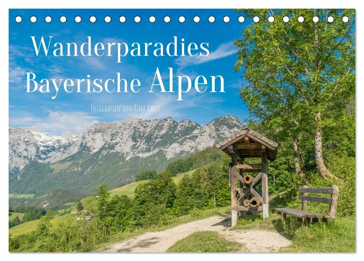 Cover: 9783457935514 | Wanderparadies Bayerische Alpen (Tischkalender 2026 DIN A5 quer),...